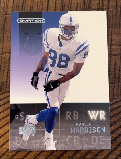 2002 Upper Deck Ovation #36 Marvin Harrison — front