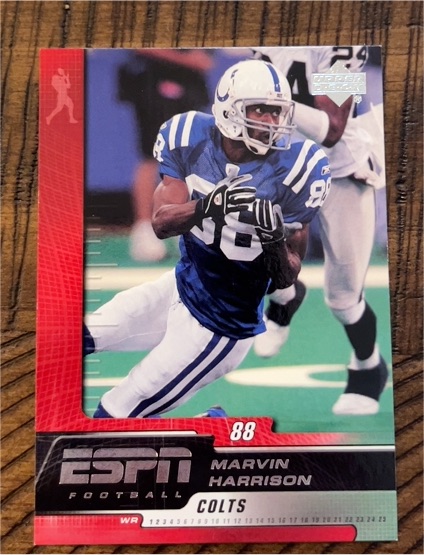 2005 Upper Deck ESPN #44 Marvin Harrison — front