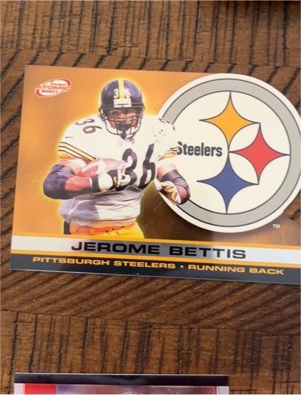 2001 Pacific Prism Atomic #112 Jerome Bettis — front