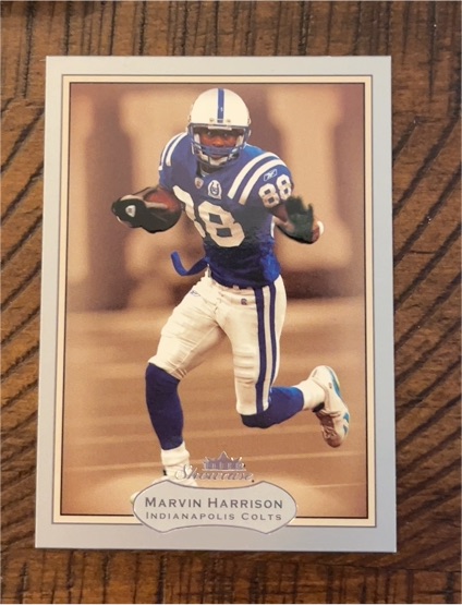 2003 Fleer Showcase #55 Marvin Harrison — front