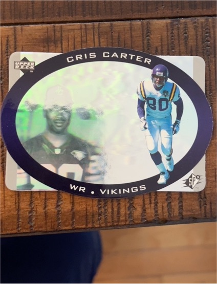 1996 Upper Deck SPx #24 Cris Carter — front