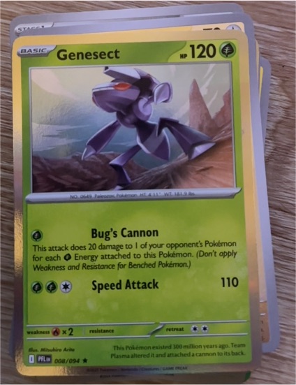 2022 Pokémon TCG Scarlet & Violet Phantasmal Flames #008 Genesect — front