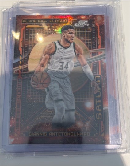 2023-24 Topps Cosmic Chrome Planetary Pursuit #PPS-3 Giannis Antetokounmpo — front