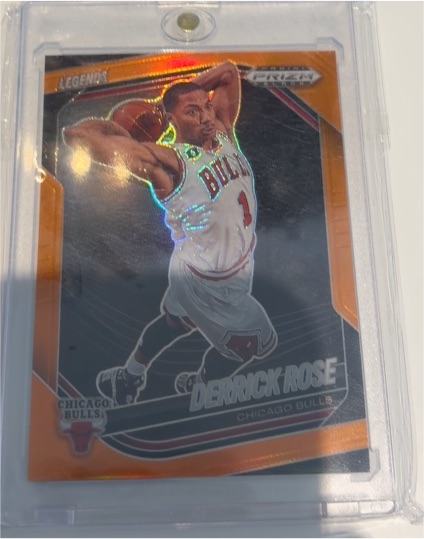 2024-25 Panini Prizm Black Legends #256 Derrick Rose — front