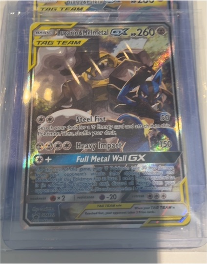 2019 Pokémon TCG SM192 Lucario & Melmetal GX — front