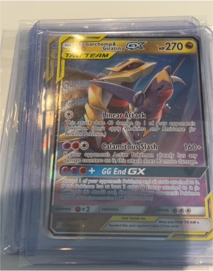 2019 Pokémon SM Unified Minds #146 Garchomp & Giratina GX — front