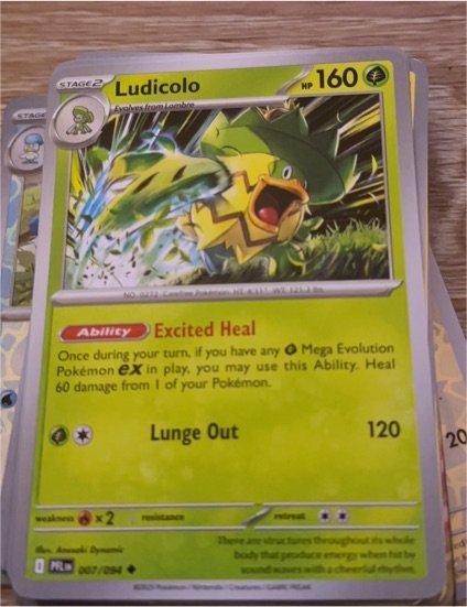 2025 Pokémon #007 Ludicolo — front
