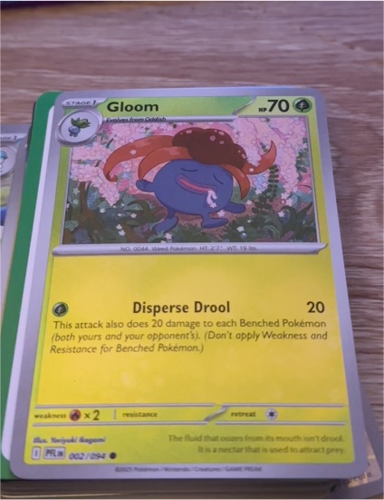 2025 Pokémon TCG #002 Gloom — front