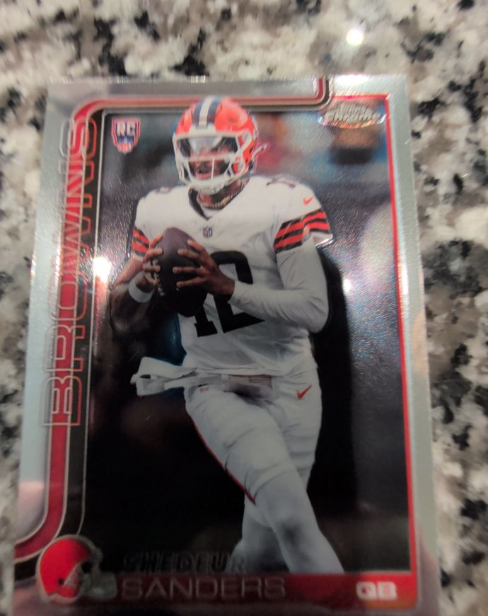 2025 Topps Chrome #315 Shedeur Sanders — front
