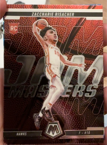 2024-25 Panini Mosaic Jam Masters #8 Zaccharie Risacher — front