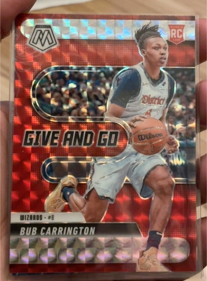 2024-25 Panini Mosaic #15 Bub Carrington — front