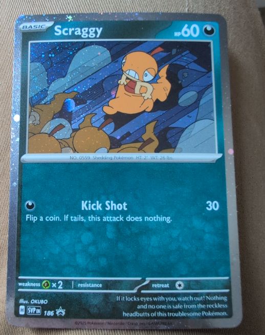 2023 Pokémon SV: Scarlet & Violet Promo #186 Scraggy — front