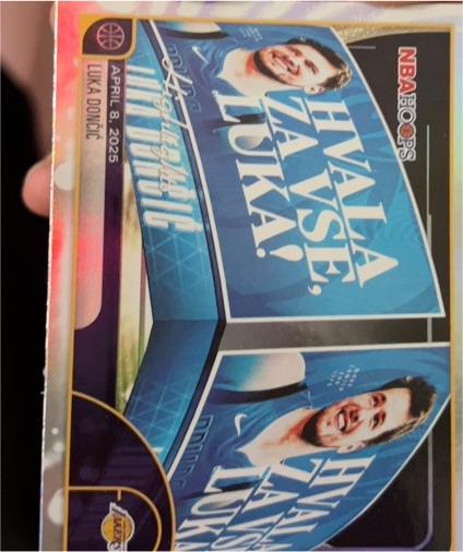 2025 Topps NBA Hoops #269 Luka Doncic Highlights — front