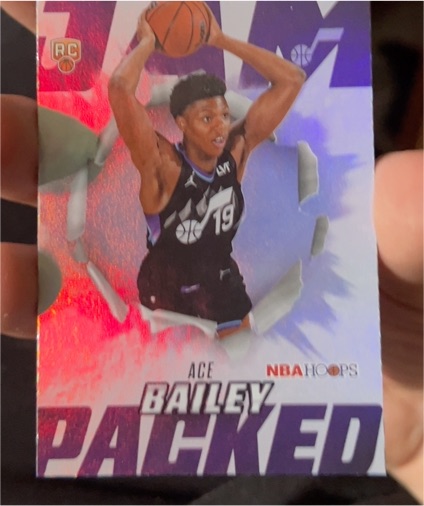 2025-26 Topps NBA Hoops #JP-13 Ace Bailey Jam Packed RC Utah Jazz — front