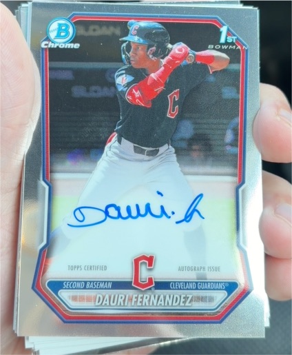 2026 Bowman Chrome #BCP-116 Dauri Fernandez — front