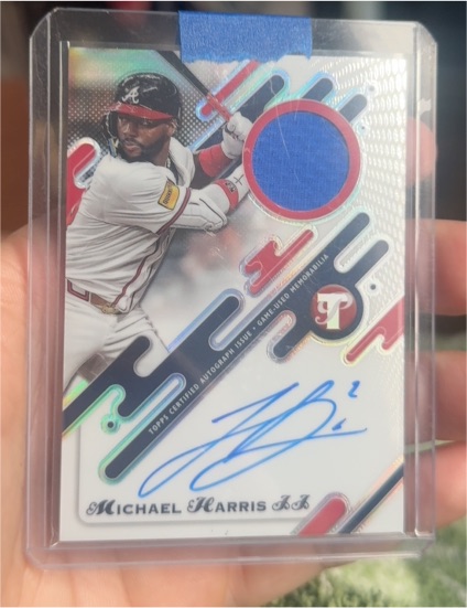 2026 Topps Series 1 Michael Harris II Major League Material Auto Relic — front