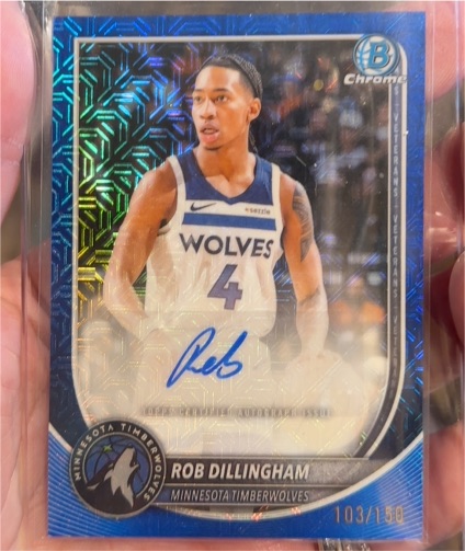 2025-26 Bowman Chrome #BCA-RD Rob Dillingham — front