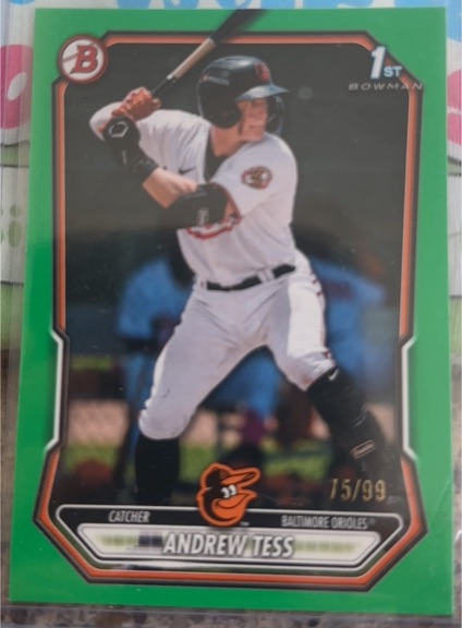 2026 Bowman Prospects 1st Bowman #BP-90 Andrew Tess — front
