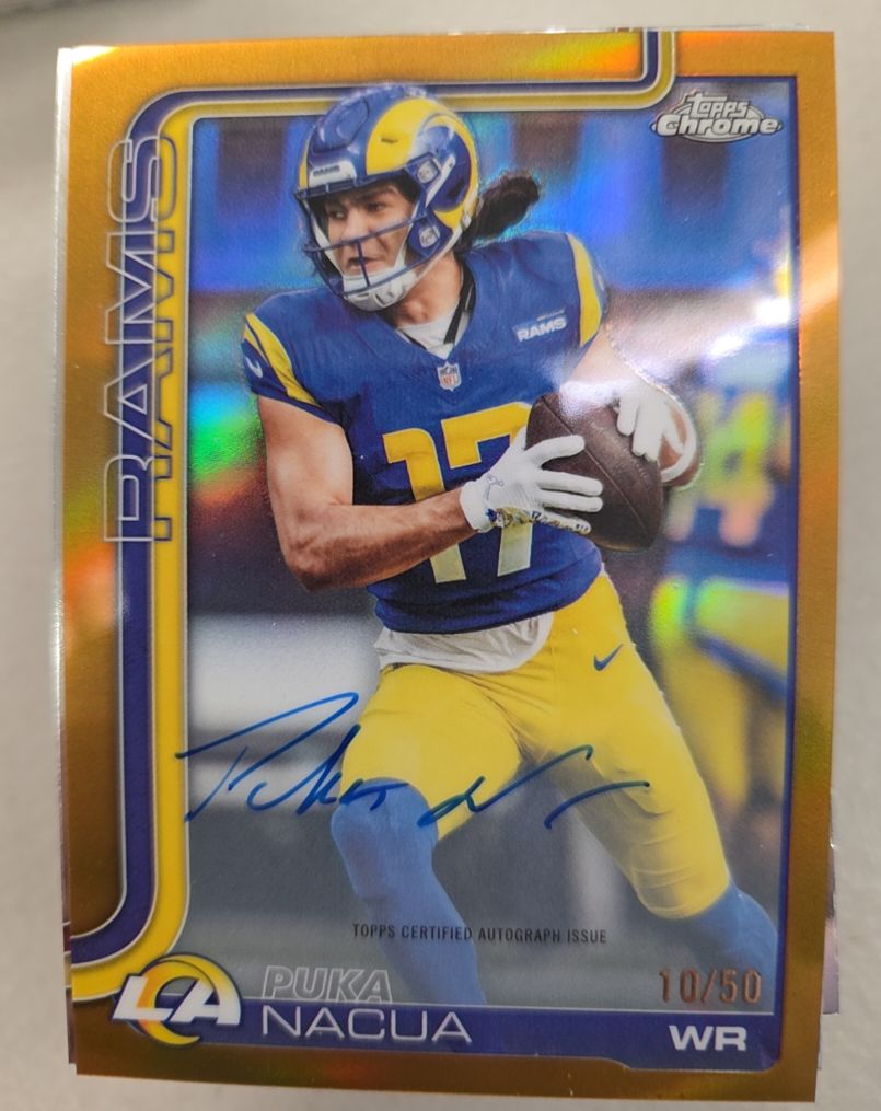 2025 Topps Chrome #166 Puka Nacua — front