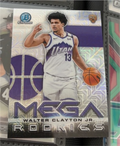 2025-26 Bowman Chrome #MR-18 Walter Clayton Jr. — front