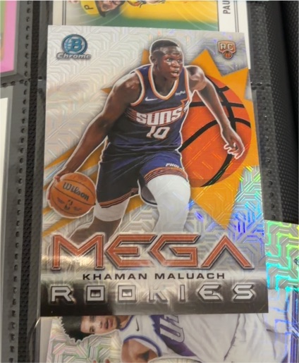 2025 Bowman Chrome Mega Rookies Mojo #MR-10 Khaman Maluach — front