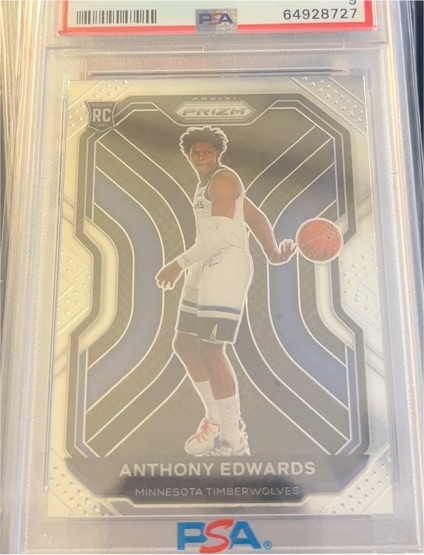 2020-21 Panini Prizm #258 Anthony Edwards RC — front