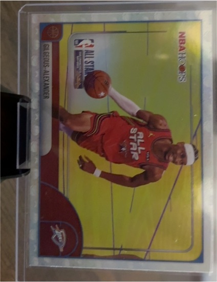 2025 Topps NBA Hoops #286 Shai Gilgeous-Alexander All-Star — front