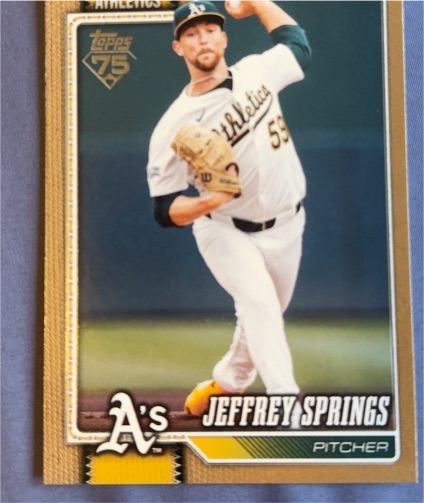 2026 Topps Series 1 #87 Jeffrey Springs — front