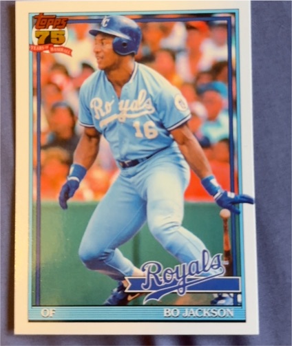 1991 Topps #T91-29 Bo Jackson — front