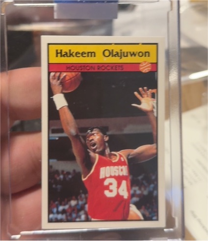 1992-93 Panini #76 Hakeem Olajuwon — front