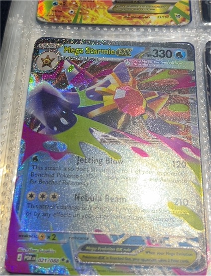 2014 Pokémon Mega Starmie EX 021/088 — front