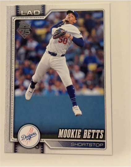 2026 Topps #41 Mookie Betts — front