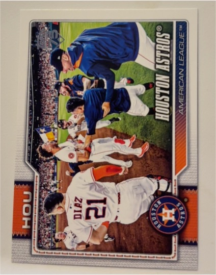 2026 Topps Series 1 #89 Houston Astros Team Card — front