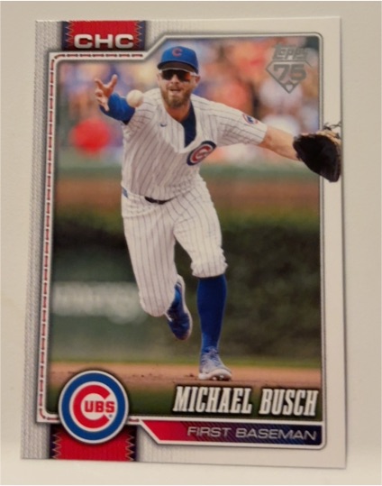 2026 Topps #348 Michael Busch — front