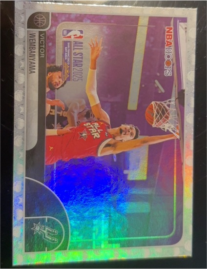 2025-26 Topps NBA Hoops #289 Victor Wembanyama All-Star — front