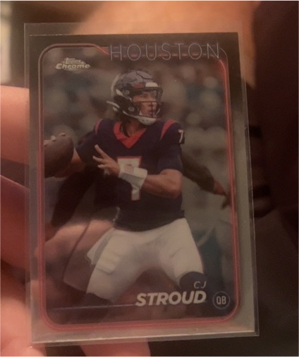 2024 Topps Chrome #83 CJ Stroud Houston Texans — front