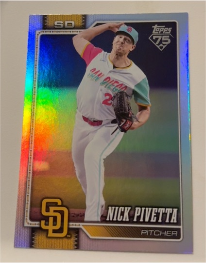2026 Topps Series 1 #9 Nick Pivetta — front