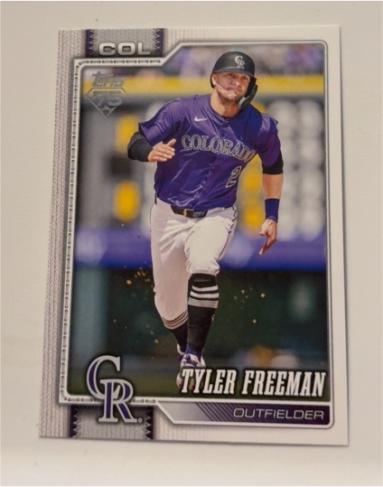 2026 Topps Series 1 #199 Tyler Freeman — front