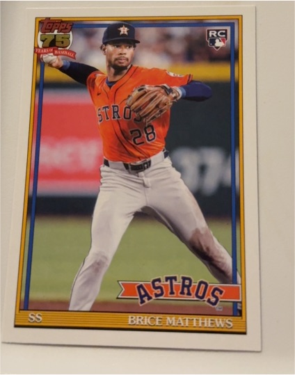 2026 Topps Series 1 #T91-28 Brice Matthews — front