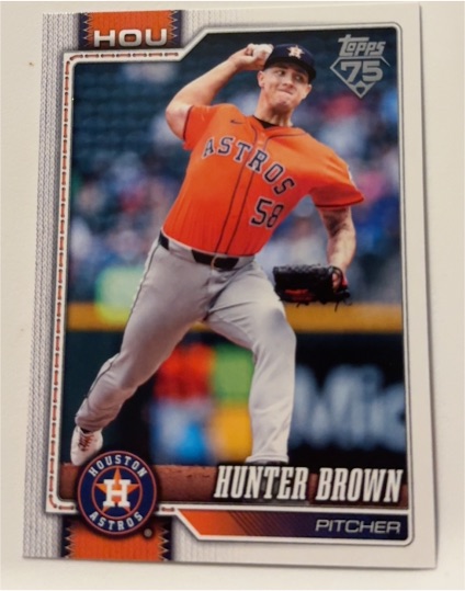 2026 Topps Series 1 #264 Hunter Brown — front