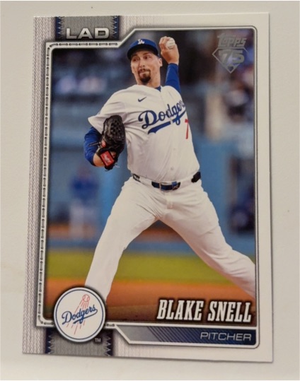 2026 Topps Series 1 #340 Blake Snell — front