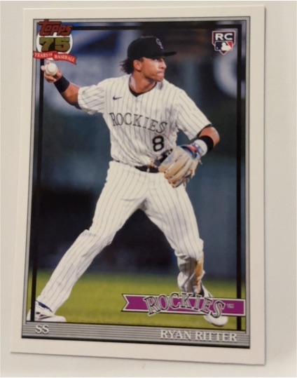 2026 Topps Series 1 #T91-26 Ryan Ritter — front