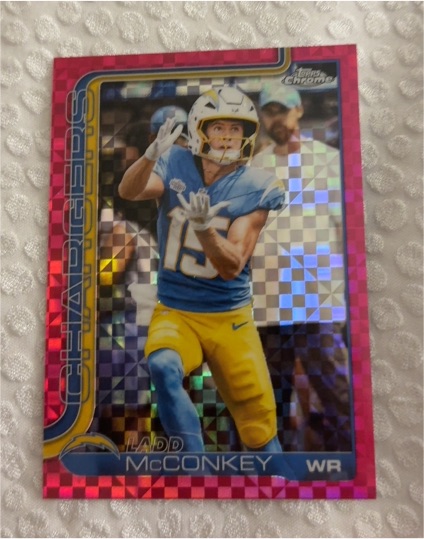 2025 Topps Chrome #156 Ladd McConkey — front