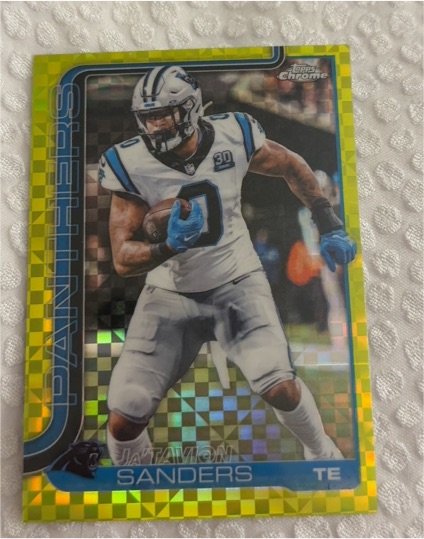 2025 Topps Chrome #45 Ja'Tavion Sanders — front