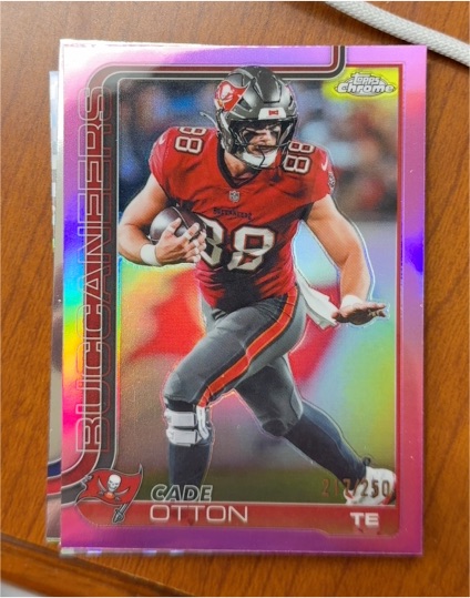 2025 Topps Chrome #284 Cade Otton — front