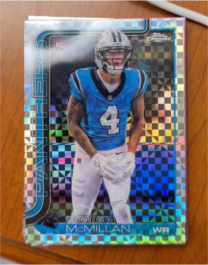 2025 Topps Chrome #326 Tetairoa McMillan — front