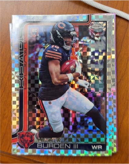 2025 Topps Chrome #334 Luther Burden III X-Fractor — front