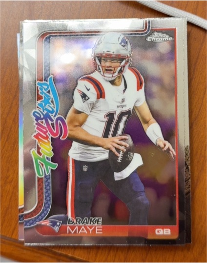 2025 Topps Chrome #FS-7 Drake Maye — front