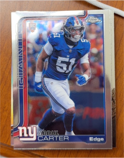 2025 Topps Chrome #350 Abdul Carter — front