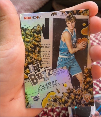 2025-26 Topps NBA Hoops The Buzz #TB-29 Liam McNeeley — front